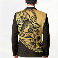 Philippines Eagle Sun Blazer Filipino Agila Polynesian Tattoo Gold Color LT14 - Polynesian Pride