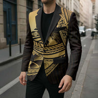 Philippines Eagle Sun Blazer Filipino Agila Polynesian Tattoo Gold Color LT14 - Polynesian Pride