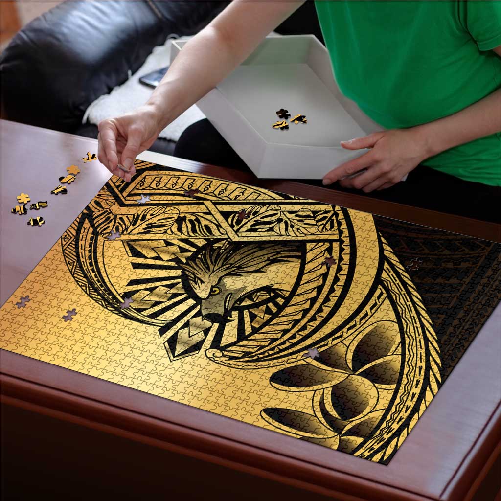 Philippines Eagle Sun Puzzle Filipino Agila Polynesian Tattoo Gold Color LT14 - Polynesian Pride