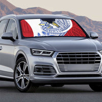 Philippines Eagle Sun Auto Sun Shade Filipino Agila Polynesian Tattoo Flag Color LT14 - Polynesian Pride