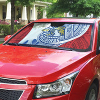 Philippines Eagle Sun Auto Sun Shade Filipino Agila Polynesian Tattoo Flag Color LT14 - Polynesian Pride