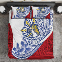 Philippines Eagle Sun Bedding Set Filipino Agila Polynesian Tattoo Flag Color LT14 Red - Polynesian Pride