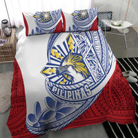 Philippines Eagle Sun Bedding Set Filipino Agila Polynesian Tattoo Flag Color LT14 - Polynesian Pride