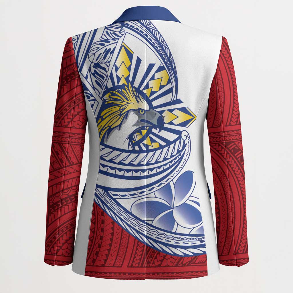 Philippines Eagle Sun Blazer Filipino Agila Polynesian Tattoo Flag Color LT14 - Polynesian Pride