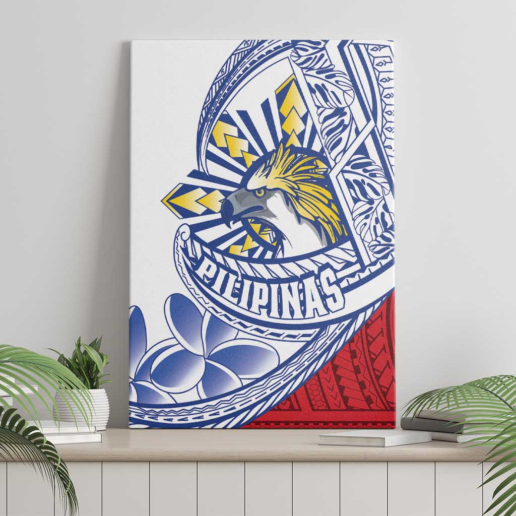 Philippines Eagle Sun Canvas Wall Art Filipino Agila Polynesian Tattoo Flag Color LT14 - Polynesian Pride