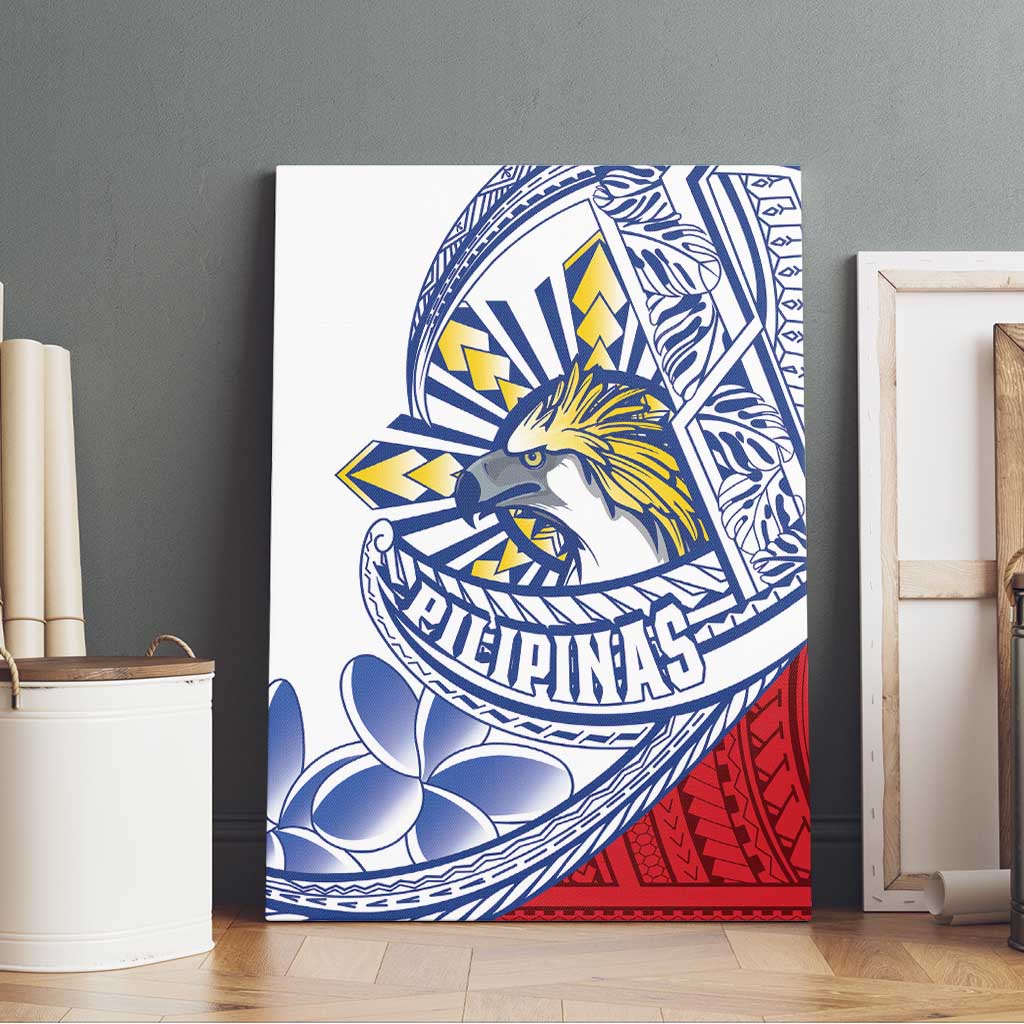 Philippines Eagle Sun Canvas Wall Art Filipino Agila Polynesian Tattoo Flag Color LT14 - Polynesian Pride