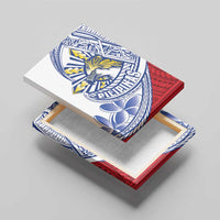 Philippines Eagle Sun Canvas Wall Art Filipino Agila Polynesian Tattoo Flag Color LT14 - Polynesian Pride