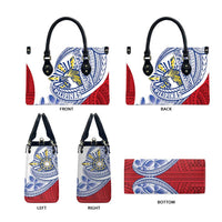 Philippines Eagle Sun Leather Bag Filipino Agila Polynesian Tattoo Flag Color LT14 - Polynesian Pride