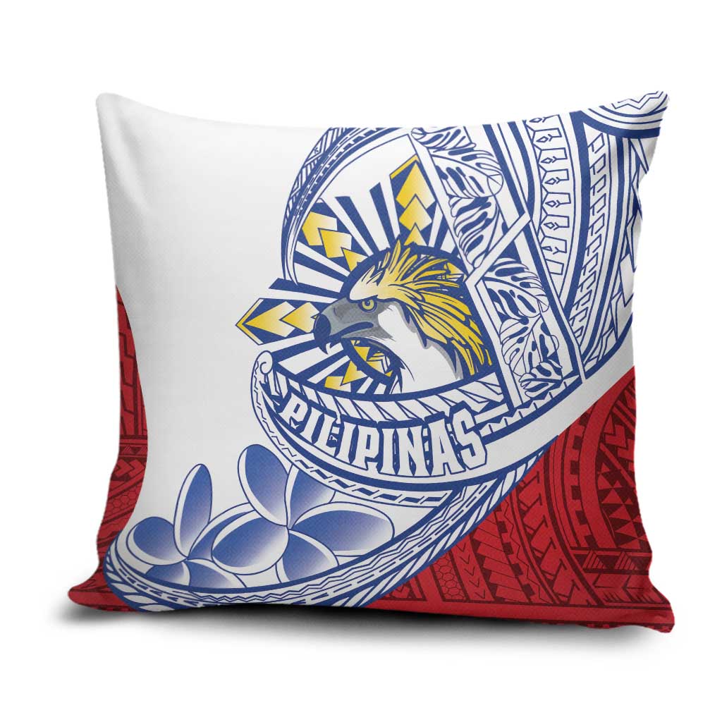 Philippines Eagle Sun Pillow Cover Filipino Agila Polynesian Tattoo Flag Color LT14 Red - Polynesian Pride