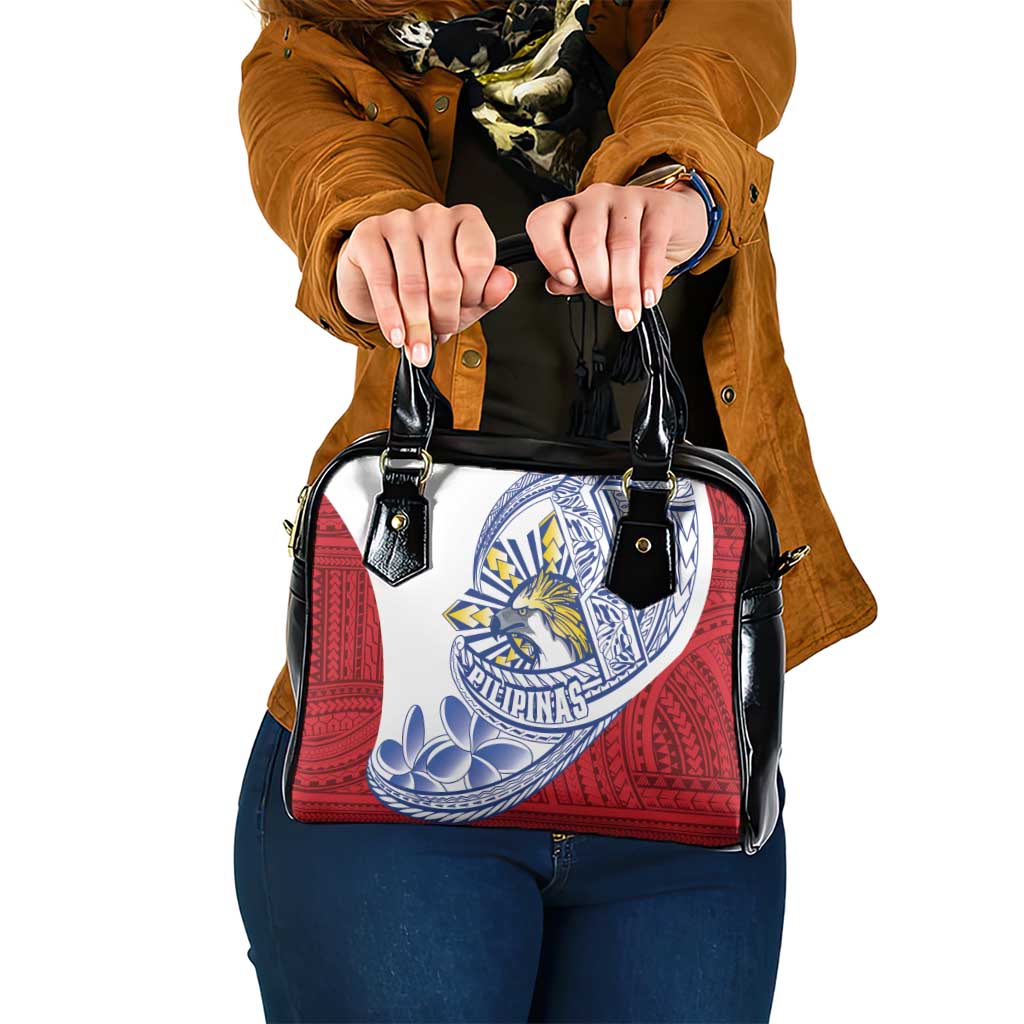 Philippines Eagle Sun Shoulder Handbag Filipino Agila Polynesian Tattoo Flag Color LT14 One Size Red - Polynesian Pride