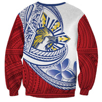 Philippines Eagle Sun Sweatshirt Filipino Agila Polynesian Tattoo Flag Color LT14 - Polynesian Pride