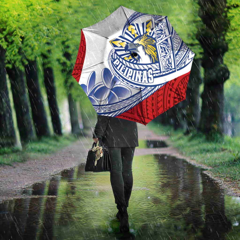 Philippines Eagle Sun Umbrella Filipino Agila Polynesian Tattoo Flag Color LT14 - Polynesian Pride