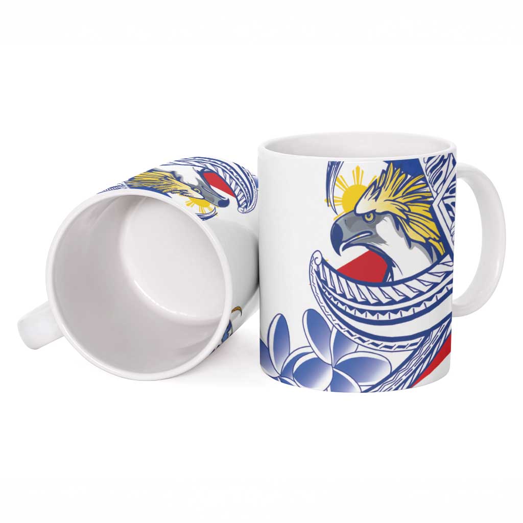 Filipino American History Month Ceramic Mug Philippines Agila USA Eagle Mix Flag LT14 - Polynesian Pride