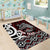 Personalised Aotearoa Bulldog Area Rug New Zealand Maori Taniko Art