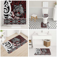 Personalised Aotearoa Bulldog Bathroom Set New Zealand Maori Taniko Art LT14 - Polynesian Pride
