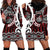 Personalised Aotearoa Bulldog Hoodie Dress New Zealand Maori Taniko Art