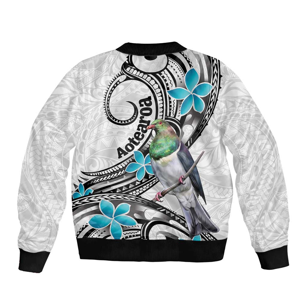 Aotearoa Te Ika-a-Maui Bomber Jacket South Island Kekeru Maori Koru LT14 - Polynesian Pride
