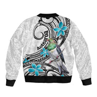 Aotearoa Te Ika-a-Maui Bomber Jacket South Island Kekeru Maori Koru LT14 - Polynesian Pride