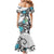 Aotearoa Te Ika-a-Maui Mermaid Dress South Island Kekeru Maori Koru