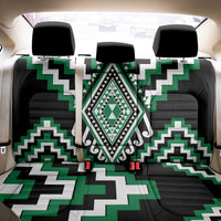 Green Aotearoa Taniko Poutama Patikitiki Back Car Seat Cover LT14 - Polynesian Pride
