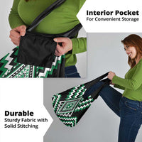 Green Aotearoa Taniko Poutama Patikitiki Grocery Bag LT14 - Polynesian Pride