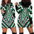 Green Aotearoa Taniko Poutama Patikitiki Hoodie Dress