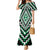 Green Aotearoa Taniko Poutama Patikitiki Mermaid Dress