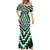 Green Aotearoa Taniko Poutama Patikitiki Mermaid Dress