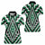 Green Aotearoa Taniko Poutama Patikitiki Women Polo Shirt