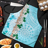 Cook Islands Tiare Maori With Conch Shell Apron Pasifika Fest Polynesian Tattoo Turquoise LT14 Turquoise - Polynesian Pride