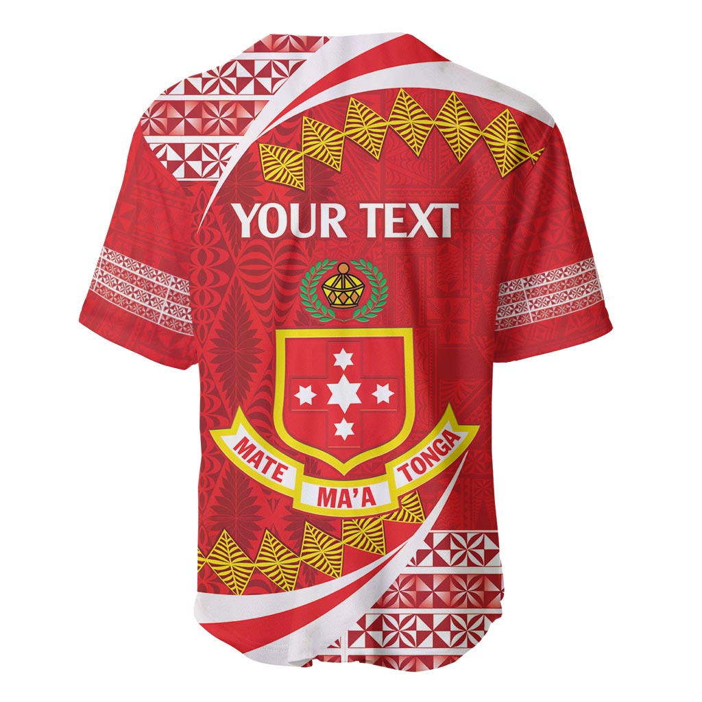 Personalised Kolisi Tonga College Atele Baseball Jersey Mate Maa Tonga 142 Years Anniversary LT14 - Polynesian Pride