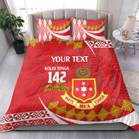 Personalised Kolisi Tonga College Atele Bedding Set Mate Maa Tonga 142 Years Anniversary LT14 - Polynesian Pride