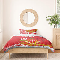 Personalised Kolisi Tonga College Atele Bedding Set Mate Maa Tonga 142 Years Anniversary LT14 - Polynesian Pride
