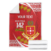 Personalised Kolisi Tonga College Atele Blanket Mate Maa Tonga 142 Years Anniversary LT14 - Polynesian Pride