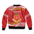 Personalised Kolisi Tonga College Atele Bomber Jacket Mate Maa Tonga 142 Years Anniversary