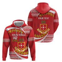 Personalised Kolisi Tonga College Atele Hoodie Mate Maa Tonga 142 Years Anniversary LT14 - Polynesian Pride