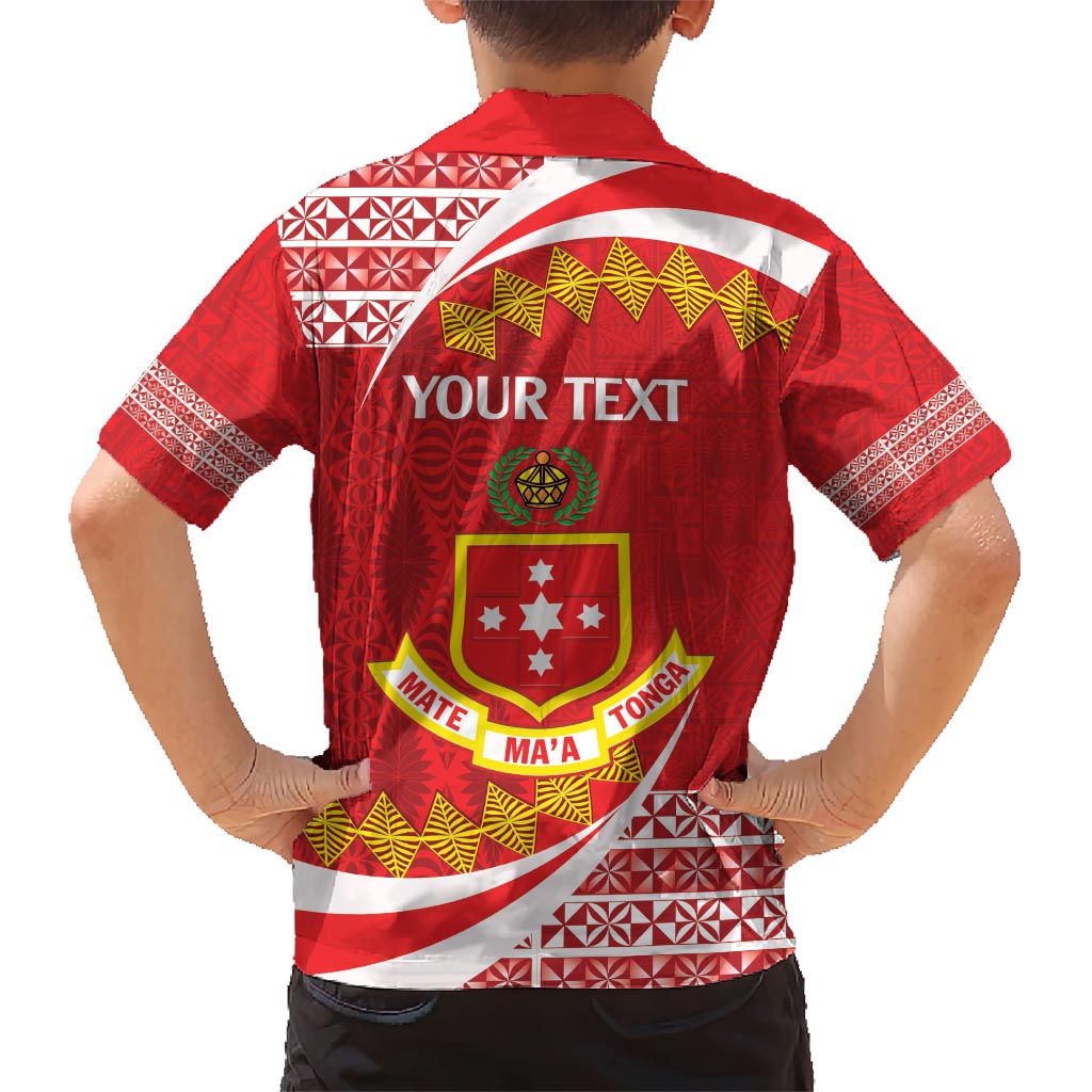 Personalised Kolisi Tonga College Atele Kid Hawaiian Shirt Mate Maa Tonga 142 Years Anniversary LT14 - Polynesian Pride