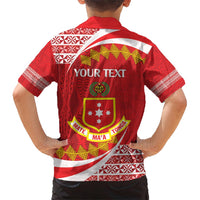 Personalised Kolisi Tonga College Atele Kid Hawaiian Shirt Mate Maa Tonga 142 Years Anniversary LT14 - Polynesian Pride