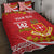 Personalised Kolisi Tonga College Atele Quilt Bed Set Mate Maa Tonga 142 Years Anniversary