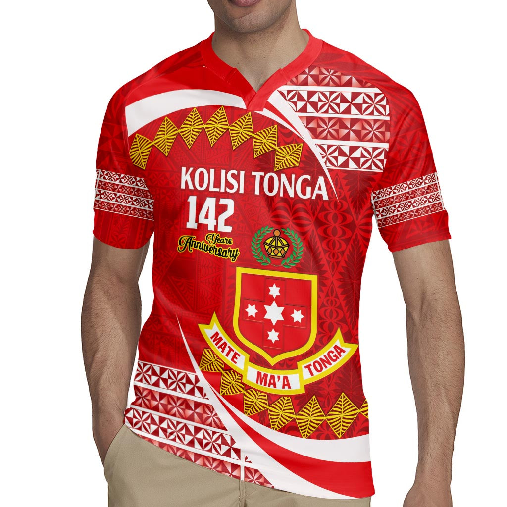 Personalised Kolisi Tonga College Atele Rugby Jersey Mate Maa Tonga 142 Years Anniversary LT14 - Polynesian Pride