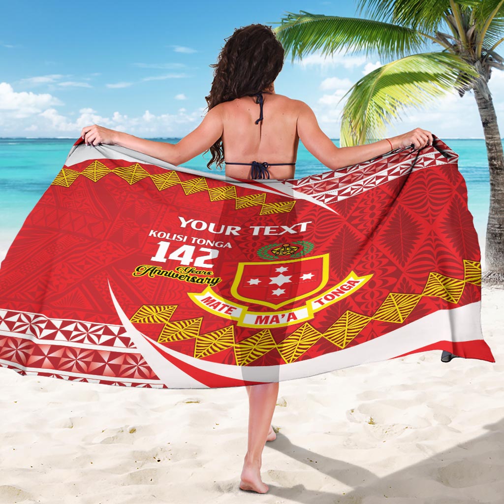 Personalised Kolisi Tonga College Atele Sarong Mate Maa Tonga 142 Years Anniversary LT14 - Polynesian Pride