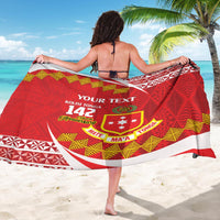 Personalised Kolisi Tonga College Atele Sarong Mate Maa Tonga 142 Years Anniversary LT14 - Polynesian Pride