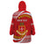 Personalised Kolisi Tonga College Atele Wearable Blanket Hoodie Mate Maa Tonga 142 Years Anniversary