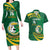 Personalised Tonga Liahona-Saineha High School Couples Matching Long Sleeve Bodycon Dress and Hawaiian Shirt Happy 76 Years Anniversary