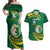 Personalised Tonga Liahona-Saineha High School Couples Matching Off Shoulder Maxi Dress and Hawaiian Shirt Happy 76 Years Anniversary