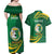 Personalised Tonga Liahona-Saineha High School Couples Matching Off Shoulder Maxi Dress and Hawaiian Shirt Happy 76 Years Anniversary