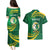 Personalised Tonga Liahona-Saineha High School Couples Matching Puletasi and Hawaiian Shirt Happy 76 Years Anniversary