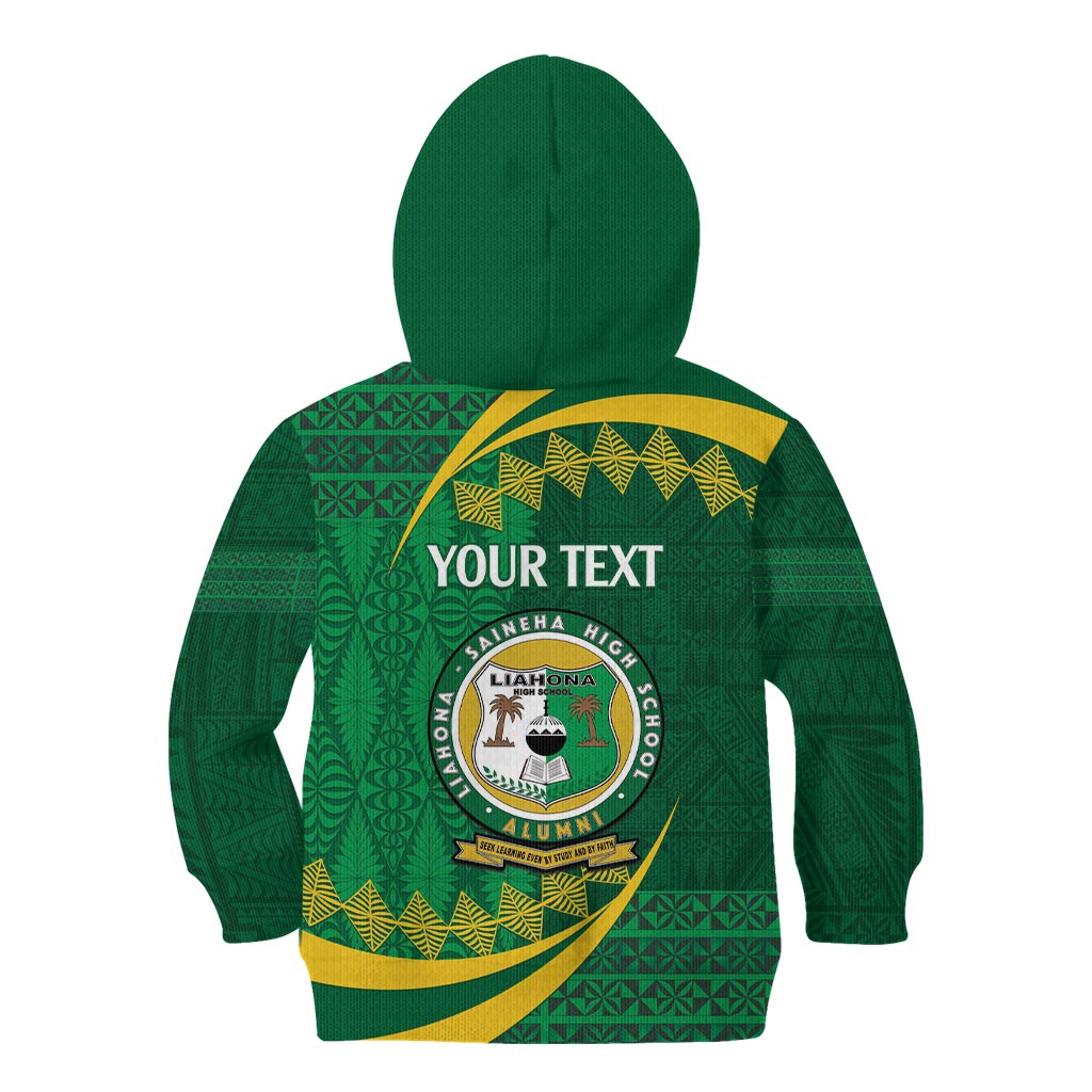 Personalised Tonga Liahona-Saineha High School Kid Hoodie Happy 76 Years Anniversary LT14 - Polynesian Pride