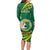 Personalised Tonga Liahona-Saineha High School Long Sleeve Bodycon Dress Happy 76 Years Anniversary