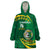 Personalised Tonga Liahona-Saineha High School Wearable Blanket Hoodie Happy 76 Years Anniversary